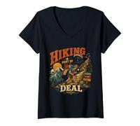 Mujer Parapente Paragliding Hiking Is Part of The Deal Camiseta Cuello V