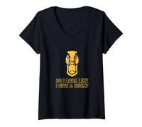 Mujer ¿Parezco que le doy un pato Humor Sarcasmo Gracioso Camiseta Cuello V