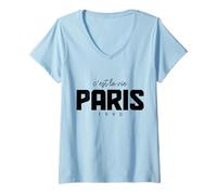 Mujer Paris France C'est La Vie - Recuerdo francés Camiseta Cuello V