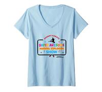 Mujer Parks and Recreation Johnny Karate Super Awesome Show F&B Camiseta Cuello V