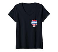 Mujer Parks and Recreation Knope Campaign Button Camiseta Cuello V
