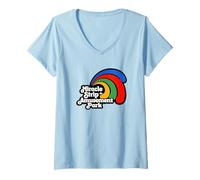 Mujer Parque de Atracciones Miracle Strip Retro Florida Camiseta Cuello V
