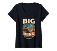 Mujer Parque Nacional Big Bend Camiseta Cuello V