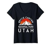 Mujer Parque Nacional Bryce Canyon Camiseta Cuello V