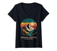 Mujer Parque Nacional del Gran Cañón Funny Arizona USA Al Aire Libre Camiseta Cuello V