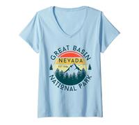 Mujer Parque Nacional Great Basin Camiseta Cuello V