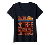 Mujer Parque Nacional Joshua Tree Camiseta Cuello V