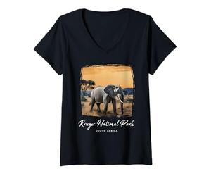 Mujer Parque Nacional Kruger Camiseta Cuello V