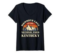 Mujer Parque Nacional Mammoth Cave Camiseta Cuello V