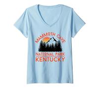 Mujer Parque Nacional Mammoth Cave Camiseta Cuello V