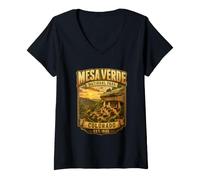 Mujer Parque Nacional Mesa Verde Camiseta Cuello V