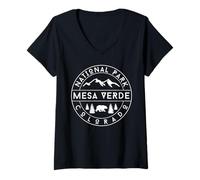 Mujer Parque Nacional Mesa Verde Camiseta Cuello V