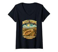 Mujer Parque Nacional Mesa Verde Camiseta Cuello V