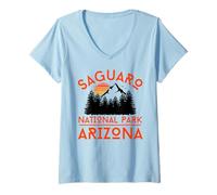 Mujer Parque Nacional Saguaro Camiseta Cuello V