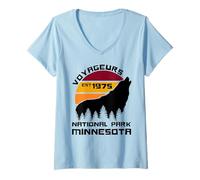 Mujer Parque Nacional Voyageurs Camiseta Cuello V