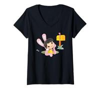 Mujer Paul Frank Bunny Chica En Warren Rabbit Hole Camiseta Cuello V