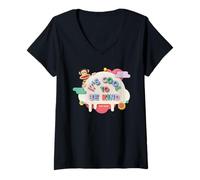 Mujer Paul Frank es Genial ser Amable Julius Monkey Camiseta Cuello V