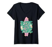 Mujer Paul Frank Ride The Tide Surf Club Camiseta Cuello V