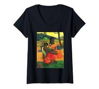 Mujer Paul Gauguin When Will You Marry? (Nafea FAA Ipoipo?) Camiseta Cuello V