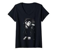 Mujer Paul King 80s Band, líder de Simon Fowler Camiseta Cuello V