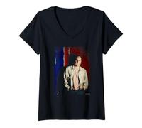 Mujer Paul Simon de Graceland y Michael Grecco de Garfunkel Camiseta Cuello V