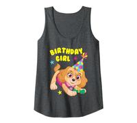 Mujer Paw Patrol Skye Birthday Girl Party Camiseta sin Mangas