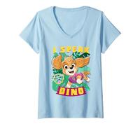 Mujer Paw Patrol: The Dino Movie Skye I Speak Dino Camiseta Cuello V