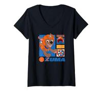 Mujer Paw Patrol Zuma Action Icon Camiseta Cuello V