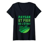 Mujer Paysan et Fier de l'Être Fierté Agricole pour Homme Camiseta Cuello V