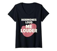 Mujer PCOS Awareness PCOS Warrior Invisible Enfermedad Apoyo Camiseta Cuello V