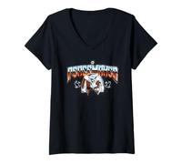 Mujer Peacemaker Chrome Helmet Logo Camiseta Cuello V