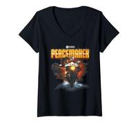 Mujer Peacemaker Motorcycle Camiseta Cuello V