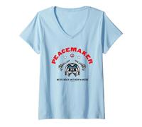 Mujer Peacemaker We're Back Camiseta Cuello V