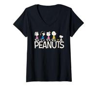 Mujer Peanuts - Comic All Stars Camiseta Cuello V