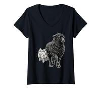 Mujer Pecora Strada Propria Camiseta Cuello V