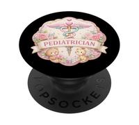Mujer Pediatra Pediatra Médico Pediatría PopSockets PopGrip Adhesivo