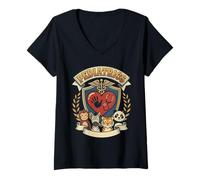 Mujer Pediatrics Safari Animals Heart Stethoscope Peds Nurse Camiseta Cuello V