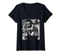 Mujer Pele En Brasil V Inglaterra Wembley 1963 Copa Mundial de Fútbol Camiseta Cuello V