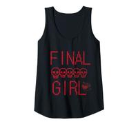 Mujer Película de Terror de Chica Final Camiseta sin Mangas