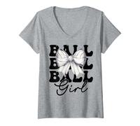 Mujer Pelota Chica Voleibol Chica Camiseta Cuello V