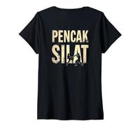 Mujer Pencak Silat Camiseta Cuello V