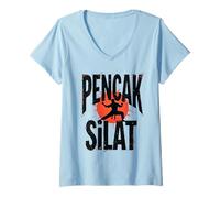 Mujer Pencak Silat Camiseta Cuello V