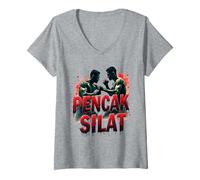 Mujer Pencak Silat Camiseta Cuello V