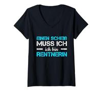 Mujer Pensión Einen Scheiß Muss Ich Ich Bin Alquiler Camiseta Cuello V