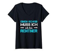 Mujer Pensión Einen Scheiß Muss Ich Ich Bin Rentner Alquiler Camiseta Cuello V