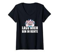 Mujer Pensión Lass Mich Bin In Rente Camiseta Cuello V