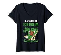 Mujer Pensión Lass Mich Ich Bin Im Ruhestand Rente Camiseta Cuello V