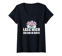 Mujer Pensión Lass Mich Ich Bin In Rente Camiseta Cuello V