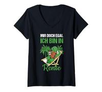 Mujer Pensión Mir Doch Egal Ich Bin In Rente Camiseta Cuello V