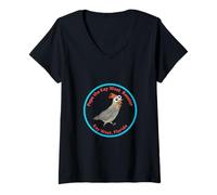 Mujer Pepe el Gallo de Key West Camiseta Cuello V